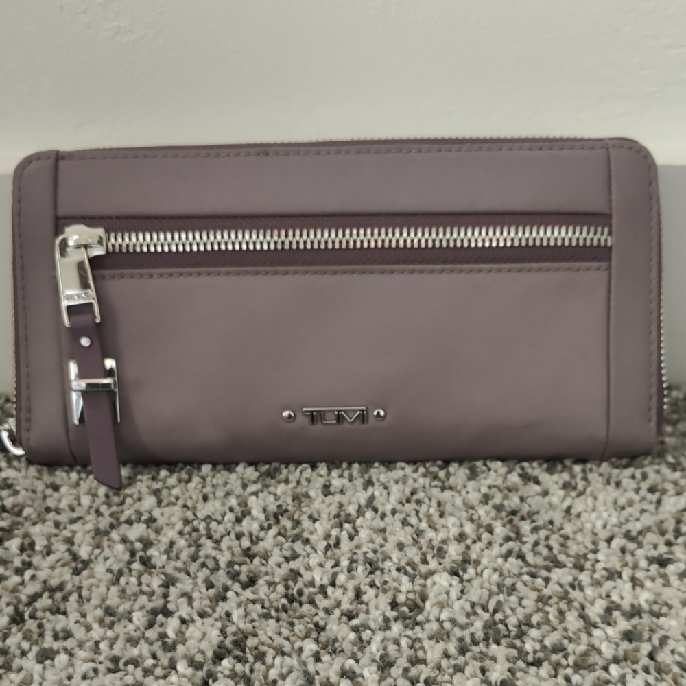 Tumi Purple Wallet